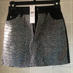 NWT TOPSHOP size 4 diamond skirt